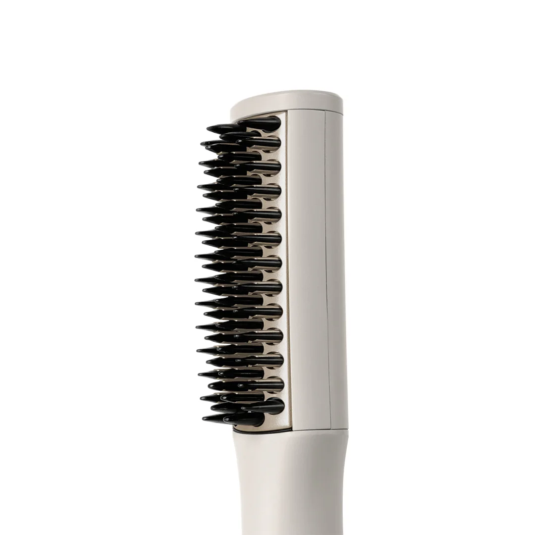Portable hair straightening comb. Charging